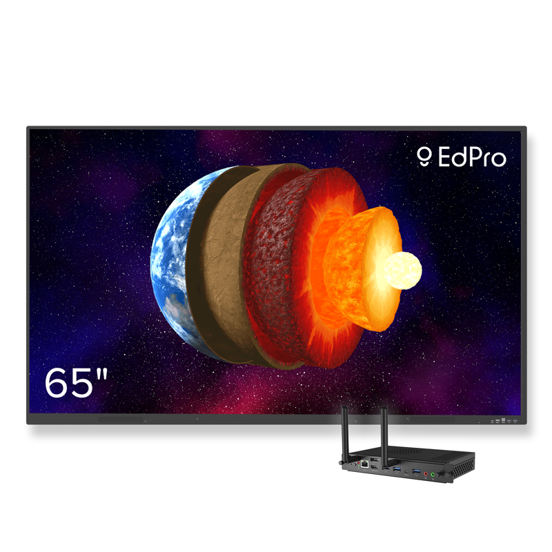 Інтерактивна панель EdPro Touch S 65" (ETP65S), OPS ПК (Intel i7 12Gen/16/512/W11Pro), настінне кріплення